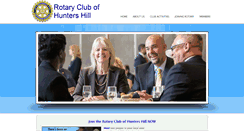 Desktop Screenshot of huntershillrotaryclub.org.au